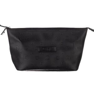 Salvatore Ferragamo Insignia Zip Travel Case / Cosmetic Bag